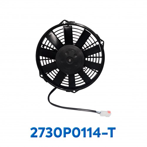 [2730P0114-T] ELECTRO VENTILADOR UNIV 09" ASPA RECTA 90 WATT 12V SPAL ITALIA