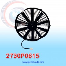 [2730P0615] ELECTRO VENTILADOR UNIV 14" L ASPA RECTA 90 WATT 12V SPAL ITALIA