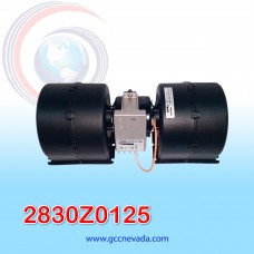 [2830Z0125] BLOWER MOTOR UNIV (RA3VCV) 2 EJES 12V C/RESISTENCIA C/CARACOL CCW GIRO IZQUIERDO SPAL ITALIA